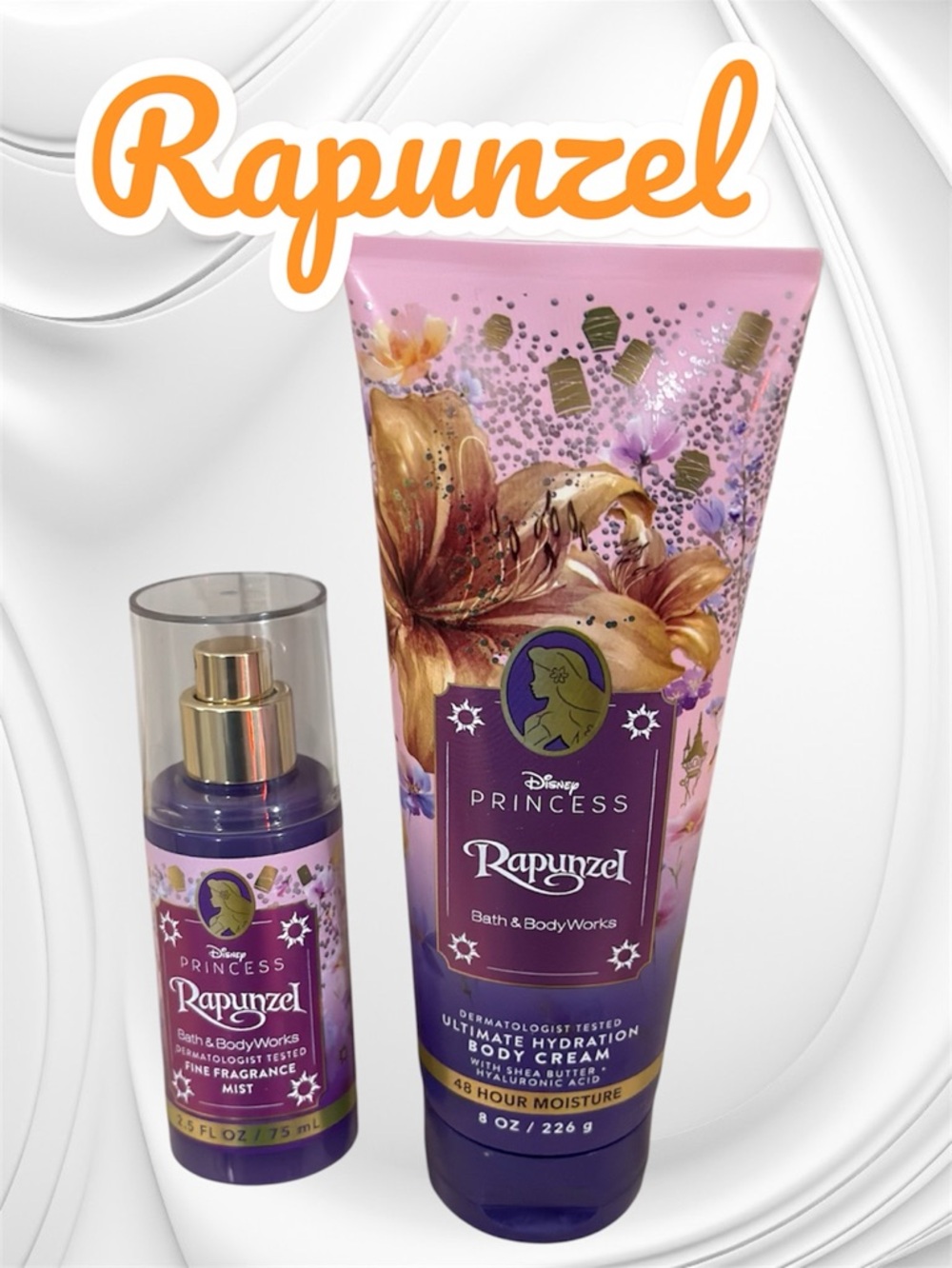 Disney Princess Rapunzel Mini Spray & Body Cream by Bath & Body Works